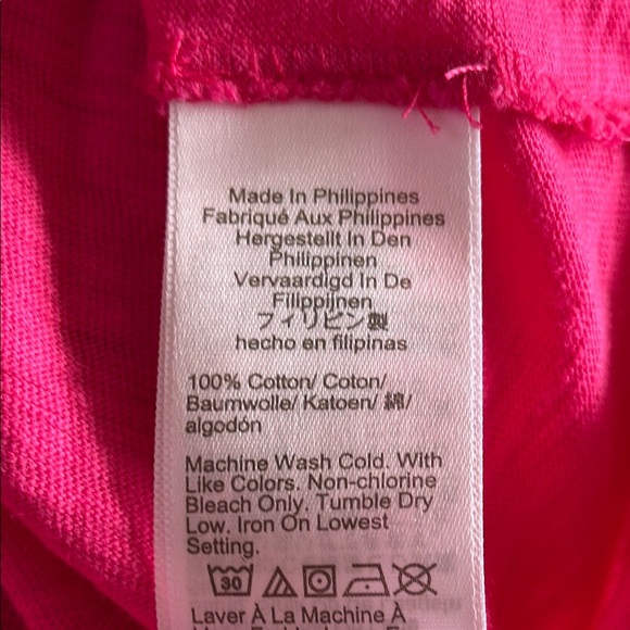 J. Crew Women’s Medium Girlfriend Tee Pink Long Sleeve Relaxed T Shirt - Picture 5 of 5